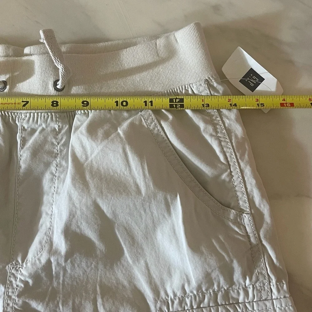 Gap Kids Cargo Shorts XL 12 Beige Drawstring Elastic Waist NWT Cotton
